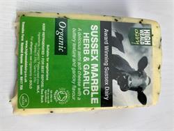 High Weald Organic Sussex Marble with Garlic & Herbs 150g
