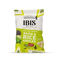 Ibis Rice Organic Bean & Rice Angles Lime & Pepper 120g
