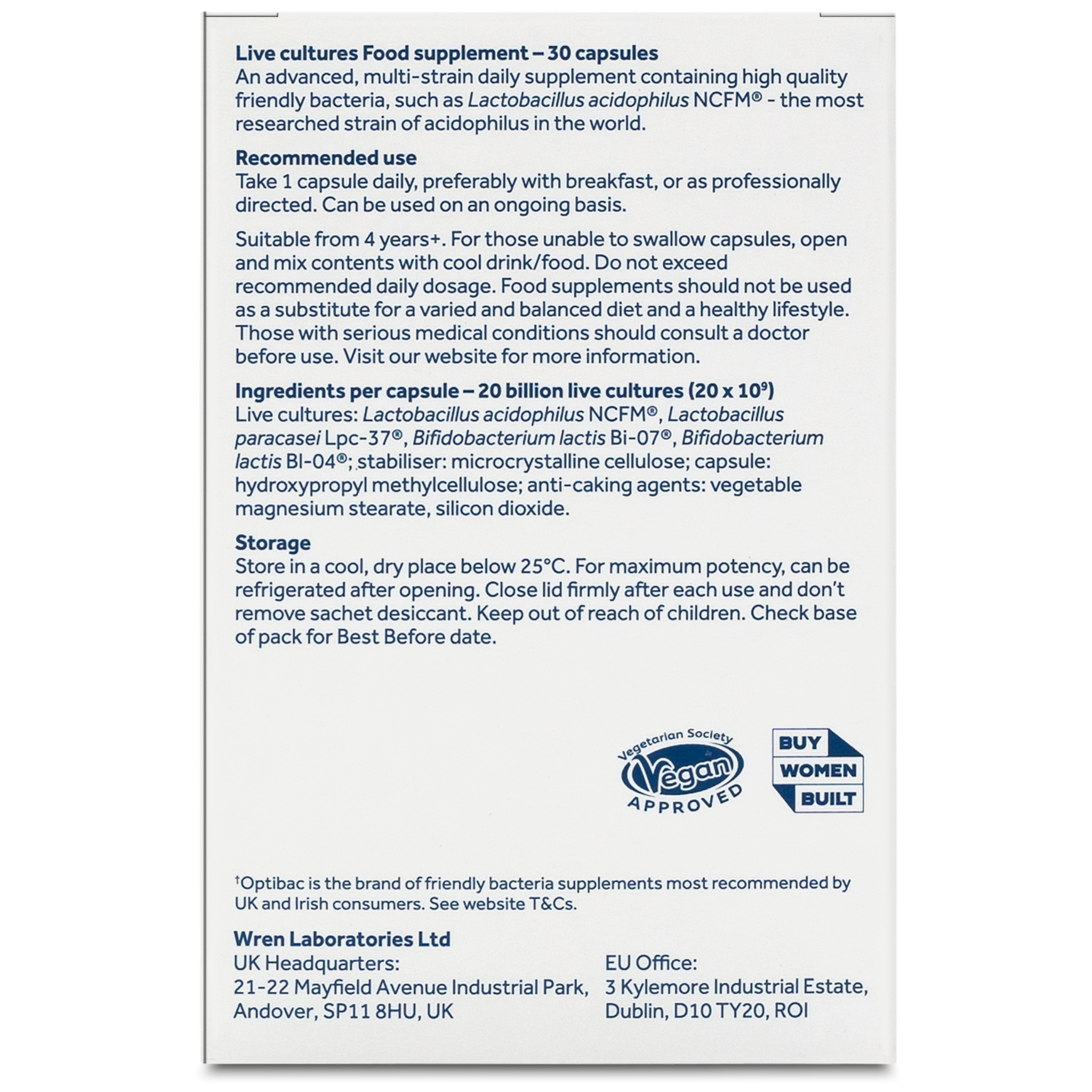 Optibac Probiotics Every Day EXTRA 90 capsule