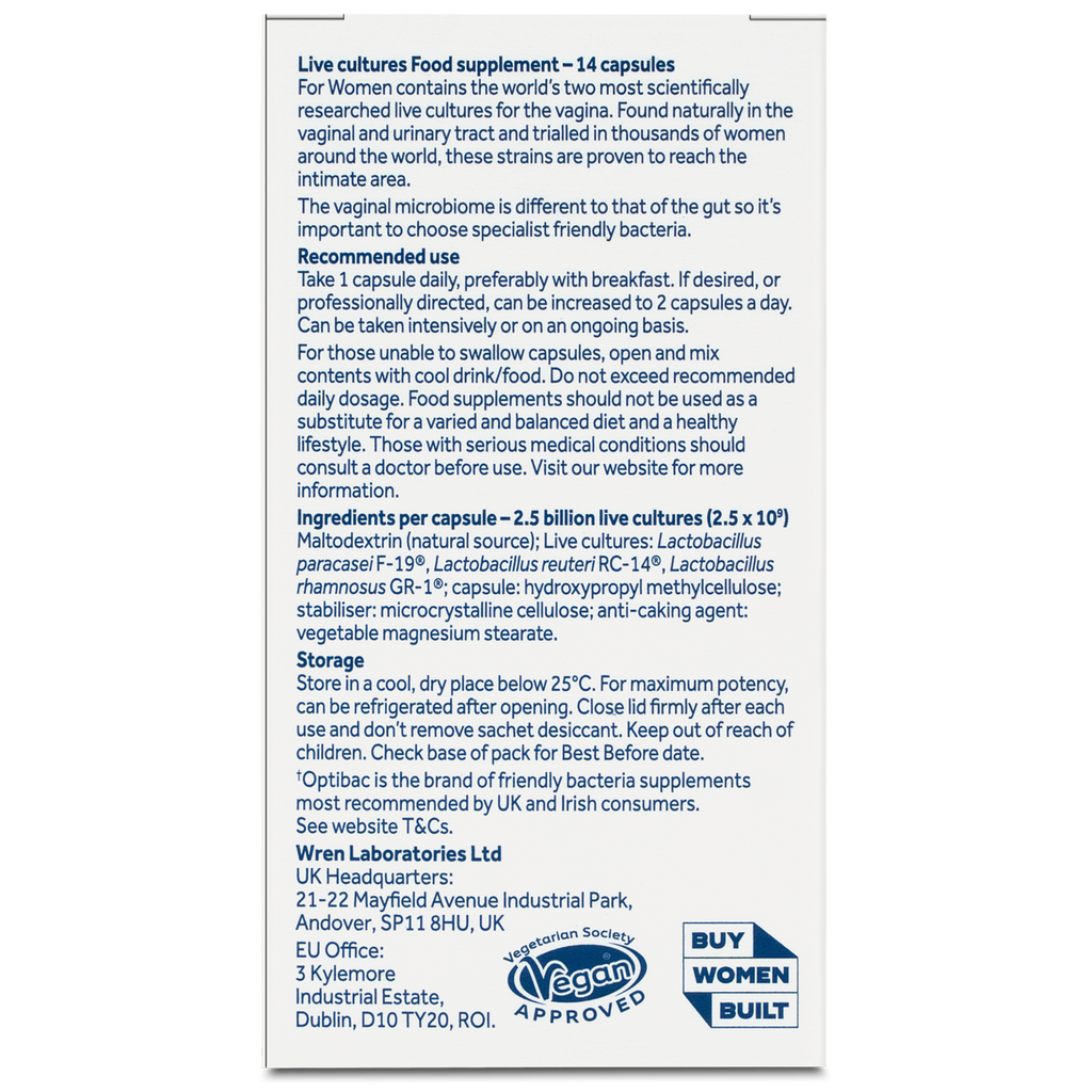 Optibac Probiotics For women 14 capsule