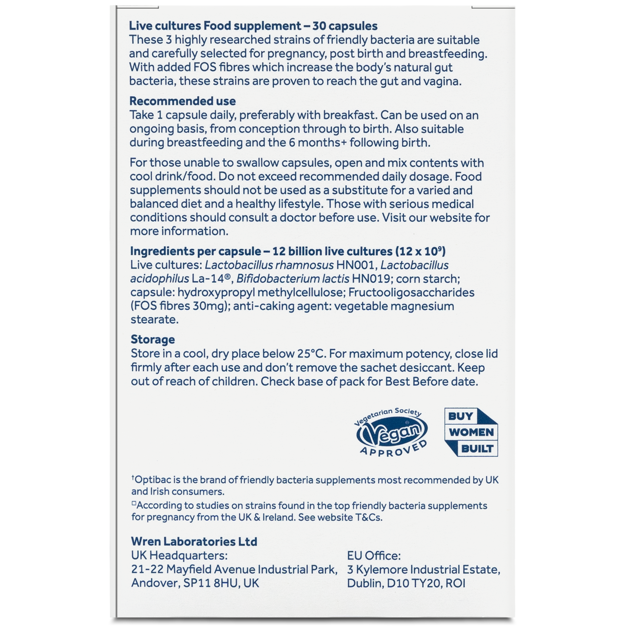 Optibac Probiotics For pregnancy 30 capsule