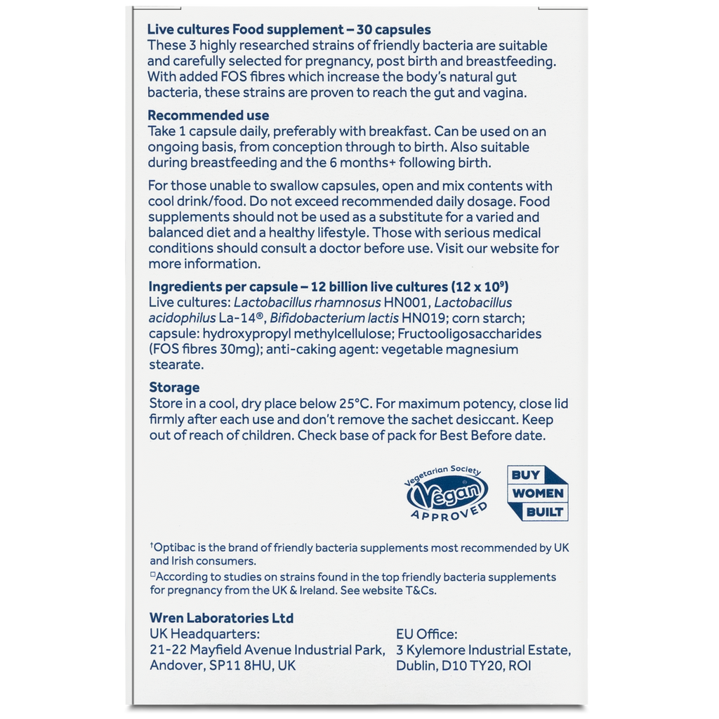 Optibac Probiotics For pregnancy 30 capsule