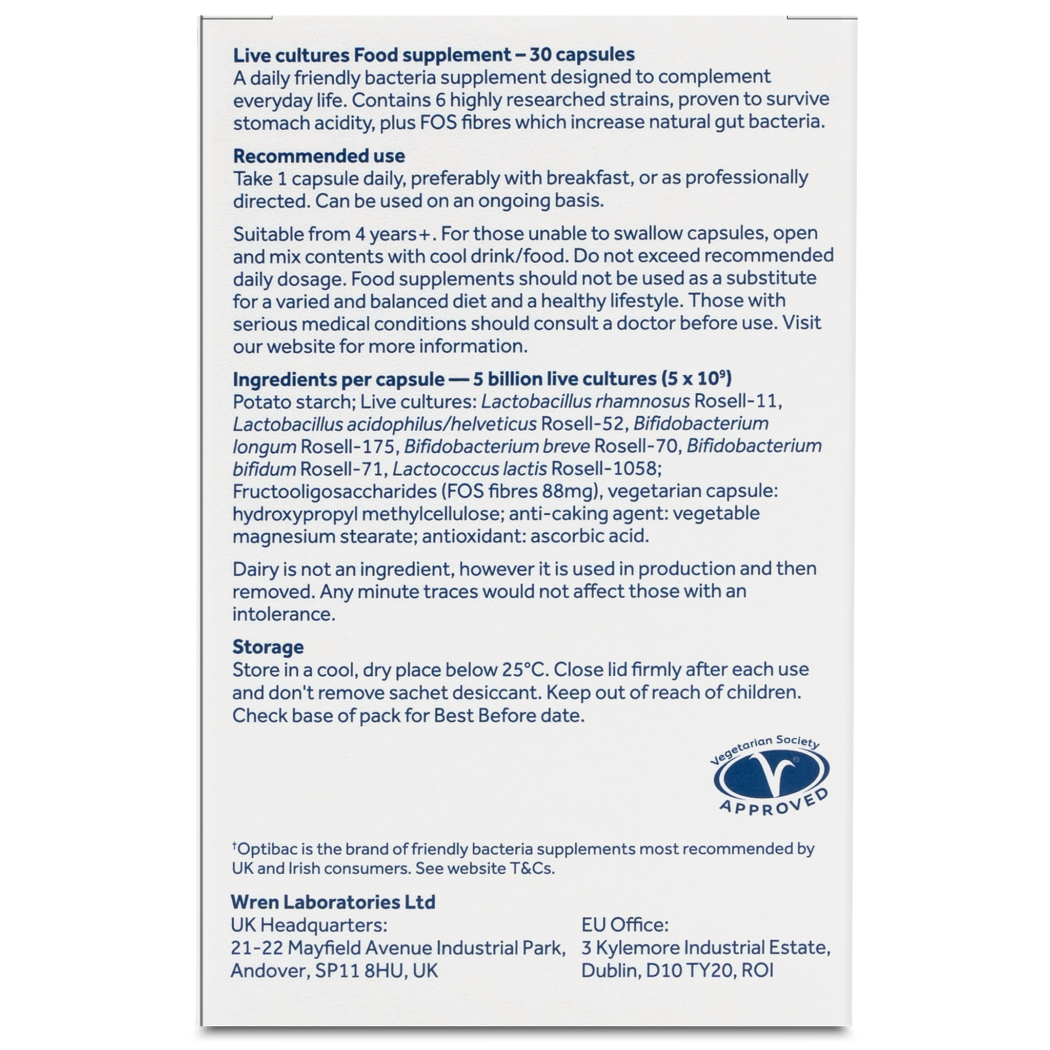 Optibac Probiotics Every Day 90 capsule