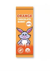 Plamil Orange Bunny Chocolate Bar 60%