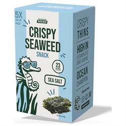 Seaweed Rocks Seaweed Rocks Crispy Seaweed Snack Sea Salt 5 snacks of 4.5g