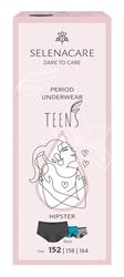 Selenacare TEENS period panties Hipster Black Size 152