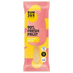 SUN365 SUN365 90% FRESH FRUIT Sorbet Banana Berry 70g