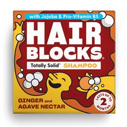 Shower Blocks Hair Blocks Solid Shampoo - Ginger & Agave - All hair types