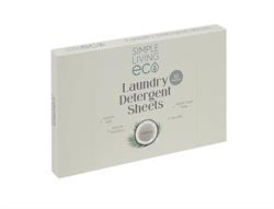 Simple Living Eco Eco laundry sheets Coconut scent. Plant-based UK made.