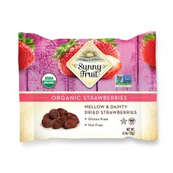 Sunny Fruit Dried Soft Strawberries Organic 20g