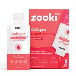 YourZooki Zooki Marine Collagen 5000mg Berry 14x15ml Liquid Sachets