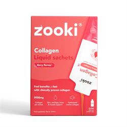 Zooki Marine Collagen 5000mg Berry 14 Sachets Box