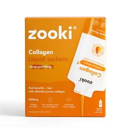 Zooki Marine Collagen 5000mg Mango Peach 30 Sachets Box