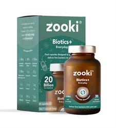 Zooki Biotics+ Everyday. 30 capsules