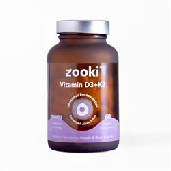 Zooki Liposomal Vitamin D3+K2 3000iu. 60 Capsules