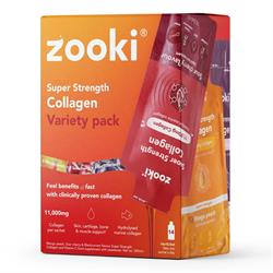 YourZooki Super Strength Marine Collagen Variety Pack 14x18.5ml sachet