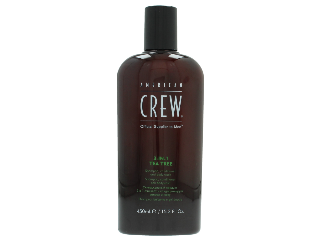 American Crew Tea Tree 3In1 Shampoo Conditioner &amp; Body Wash 450 ml