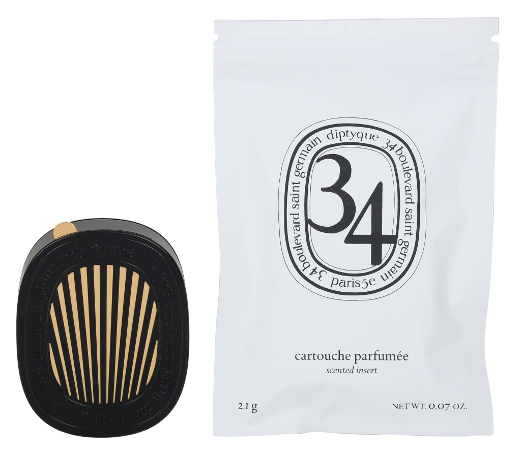 Diptyque Car Diffuser Med 34 Boulevard Indsats 2,1 gr