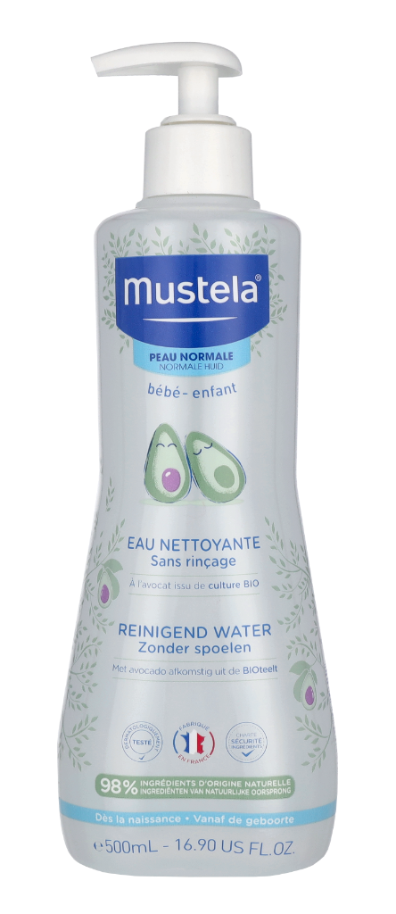 Mustela Bebe No Rinse Cleansing Water 500 ml