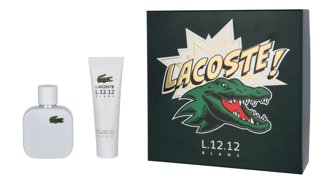 Lacoste Eau De Lacoste L.12.12 Blanc Gavesæt 100 ml