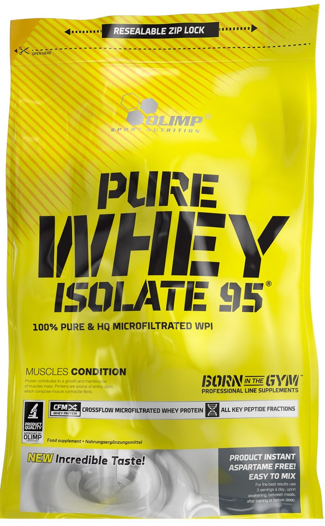 Olimp Nutrition, Pure Whey Isolate 95, Vanilla - 600g