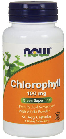 NOW Foods, Chlorophyll, 100mg - 90 vcaps