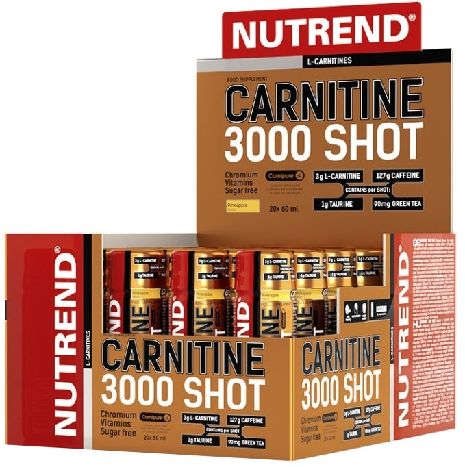 Nutrend, Carnitine 3000 Shot, Orange - 20 x 60 ml.