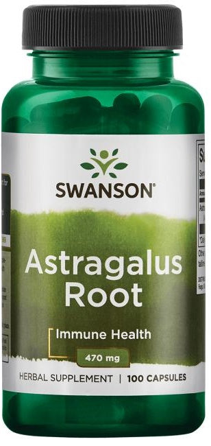 Swanson, Astragalus Root, 470mg - 100 caps
