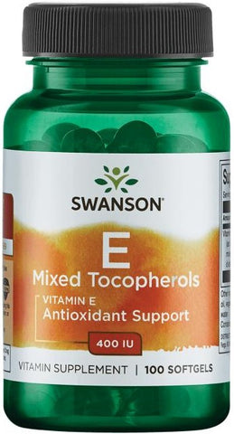 Swanson, Vitamin E Mixed Tocopherols, 400 IU - 100 softgels