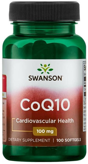 Swanson, CoQ10, 100mg - 100 softgels