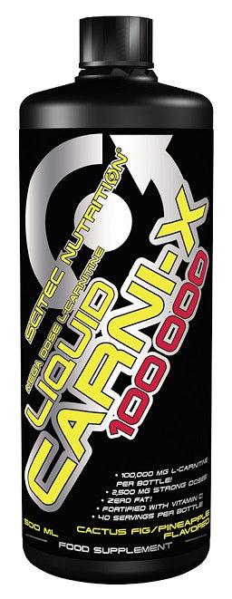 SciTec, Liquid Carni-X 100000, Cactus Figs Pineapple - 500 ml.