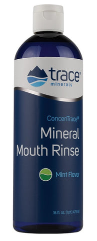 Trace Minerals, ConcenTrace Mineral Mouth Rinse, Mint - 473 ml.