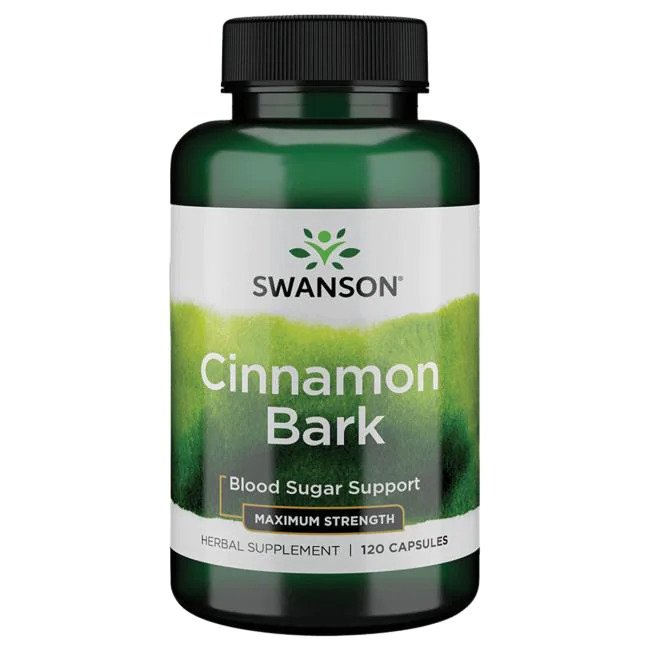 Swanson, Cinnamon Bark, Maximum Strength - 120 caps
