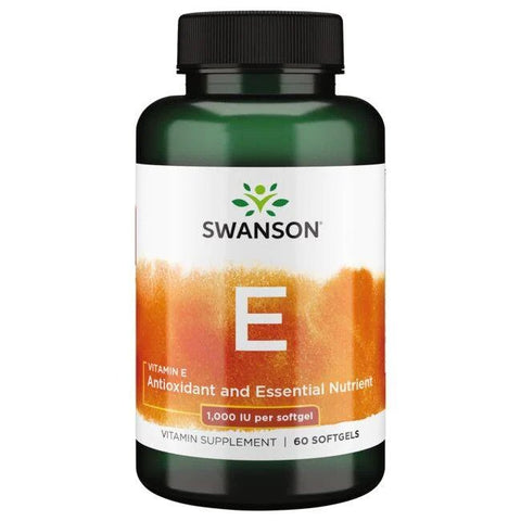 Swanson, Vitamin E, 1000 IU - 60 softgels
