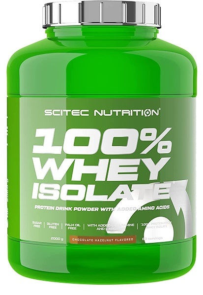 SciTec, 100% Whey Isolate, Chocolate Hazelnut - 2000g