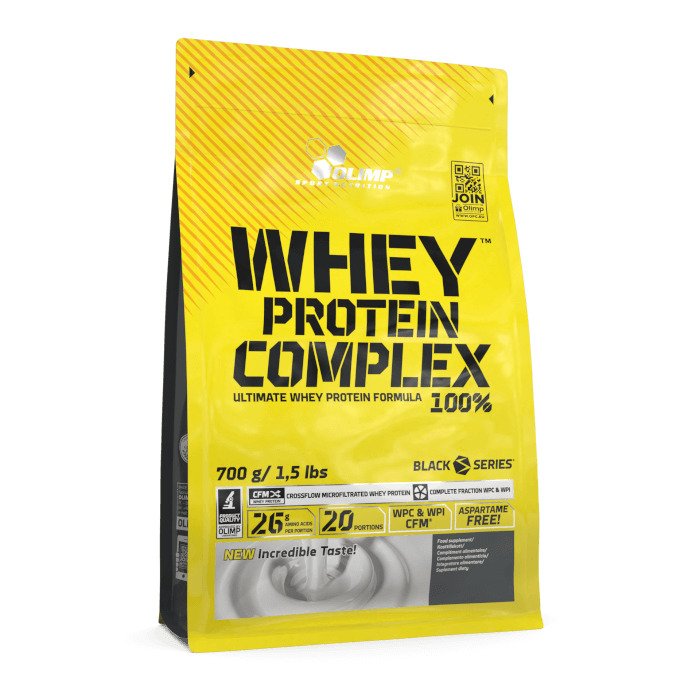 Olimp Nutrition, Whey Protein Complex 100%, White Chocolate & Raspberry - 700g