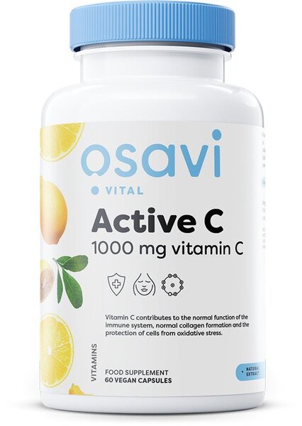 Osavi, Active C, 1000mg Vitamin C - 60 vegan caps