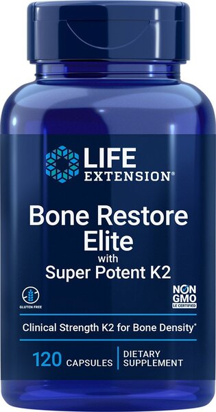 Life Extension, Bone Restore Elite with Super Potenet K2 - 120 caps
