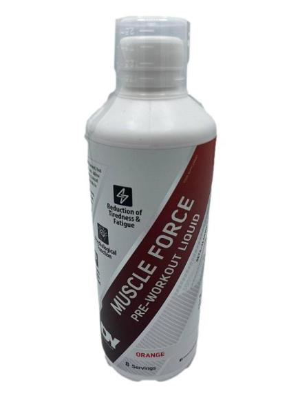 Dorian Yates, Muscle Force Liquid Pre-Workout, Orange - 500 ml.