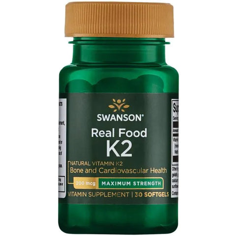 Swanson, Vitamin K-2 - Natural, 200mcg - 30 softgels