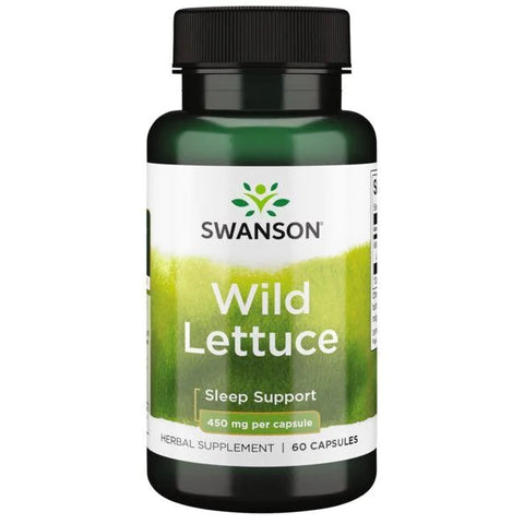 Swanson, Wild Lettuce, 450mg - 60 caps