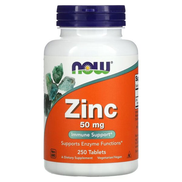 NOW Foods, Zinc, 50mg - 250 tabs