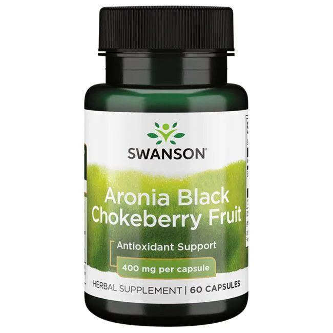 Swanson, Aronia Black Chokeberry Fruit, 400mg - 60 caps