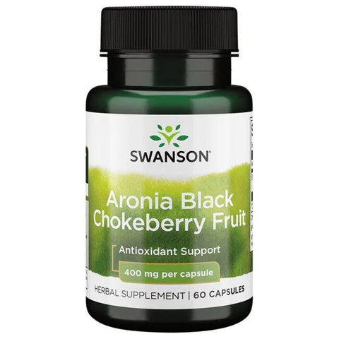 Swanson, Aronia Black Chokeberry Fruit, 400mg - 60 caps