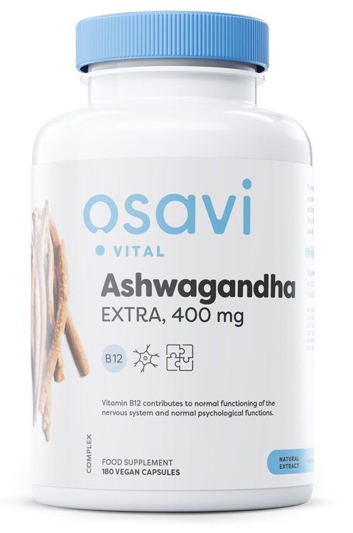 Osavi, Ashwagandha Extra, 400mg - 180 vegan caps