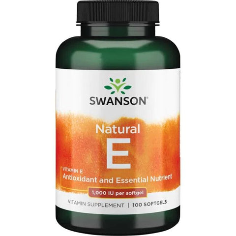 Swanson, Vitamin E, 1000 IU - 100 softgels