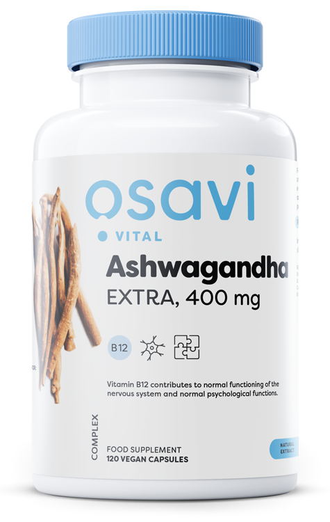 Osavi, Ashwagandha Extra, 400mg - 120 vegan caps
