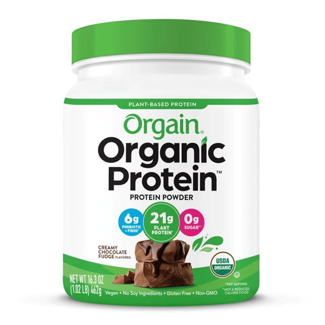 Orgain, Organic Protein, Creamy Chocolate Fudge - 462g