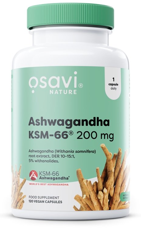 Osavi, Ashwagandha KSM-66, 200mg - 120 vegan caps