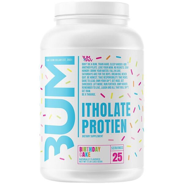 Raw Nutrition, CBUM Itholate Protein, Birthday Cake - 825g
